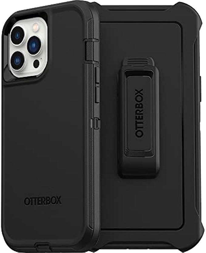 OTTERBOX DEFENDER SERIES SCREENLESS EDITION Case for iPhone 13 Pro Max &amp; iPhone 12 Pro Max - BLACK