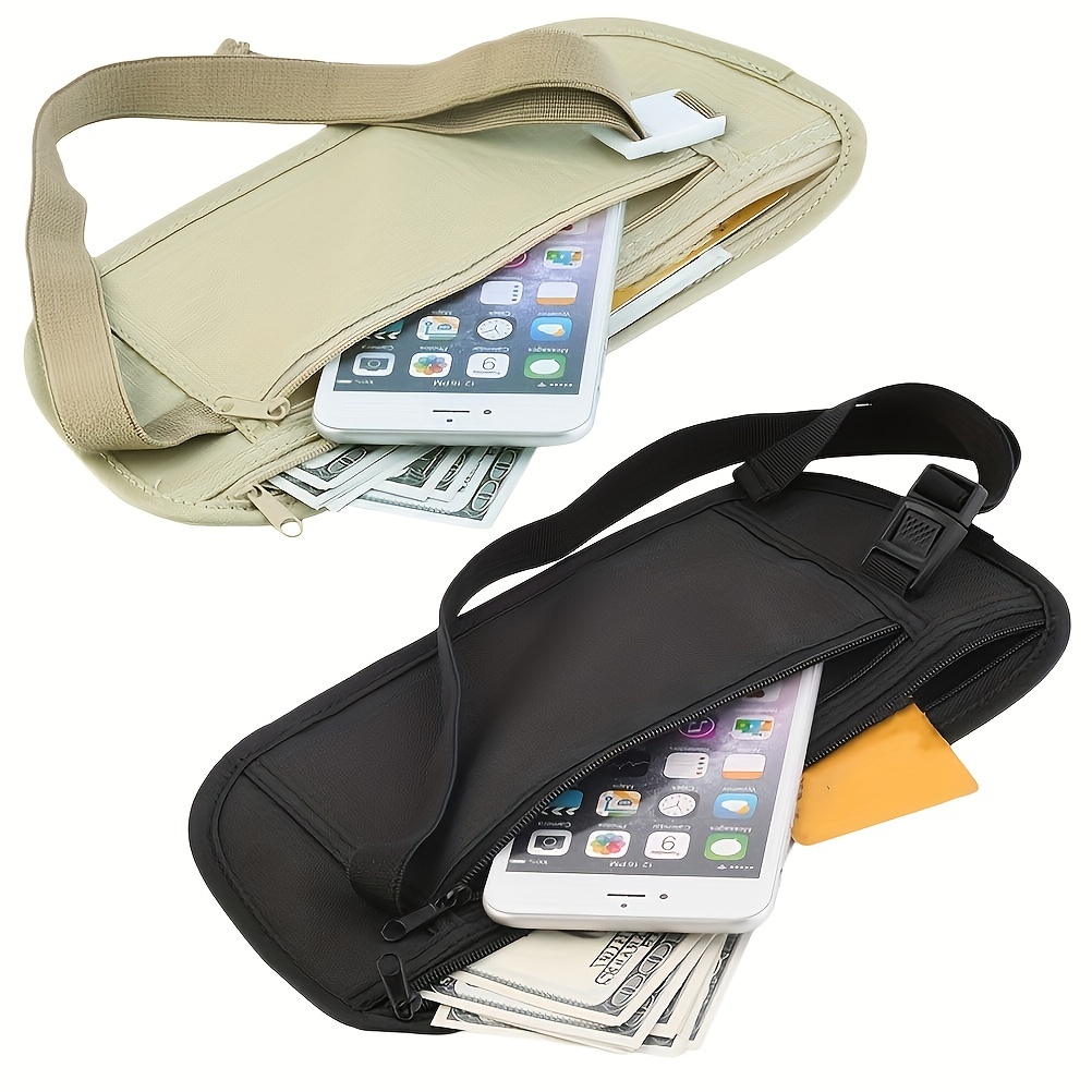 Invisible Travel Waist Bag Passport Wallet Belt Bag Invisible Safety Wallet Gift Travel Bag Chest Bag Wallet